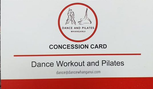 Concession Card - Mat Pilates and Dance Workout